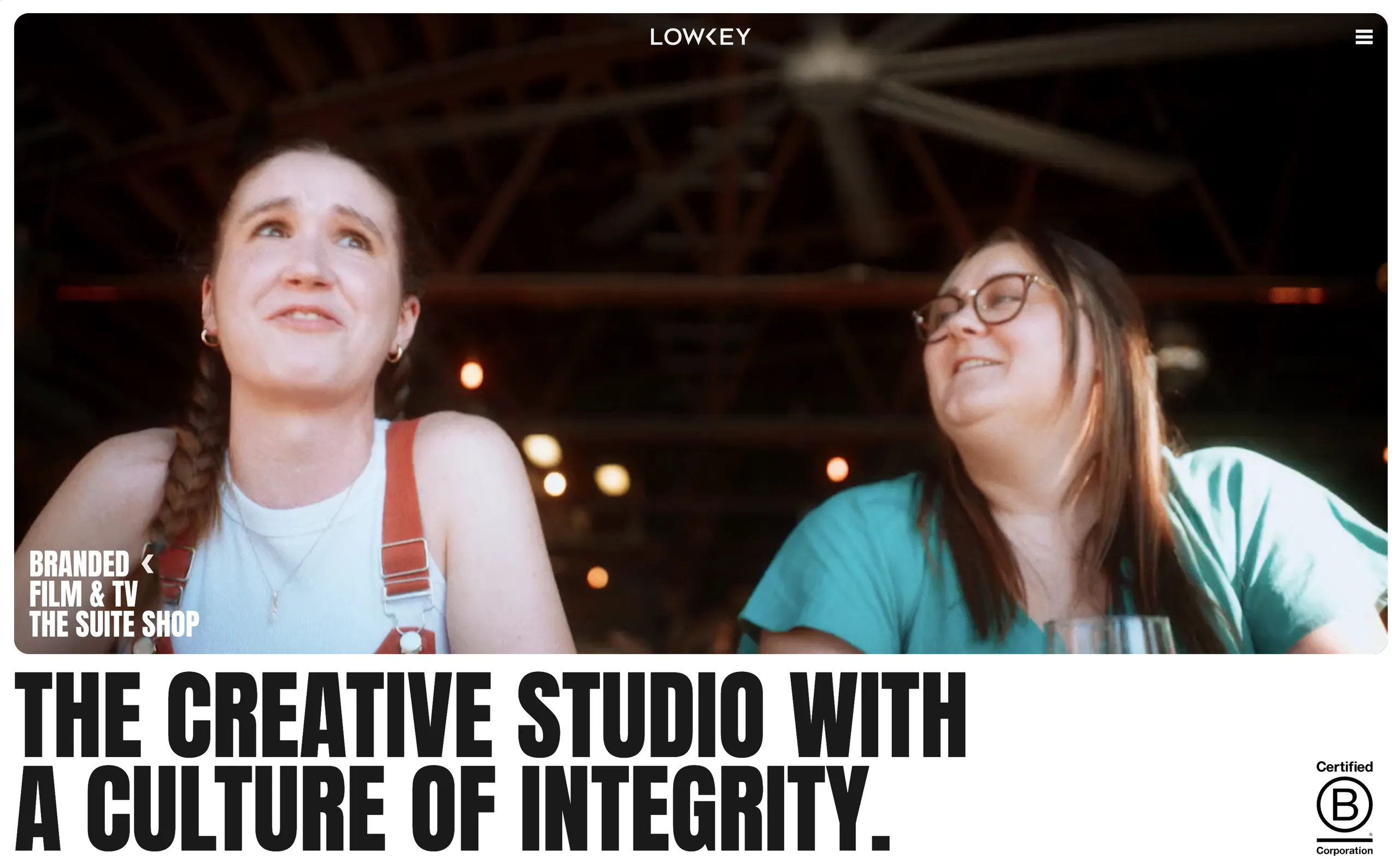 Lowkey Films website by Sam Hills - Custom Webflow Development